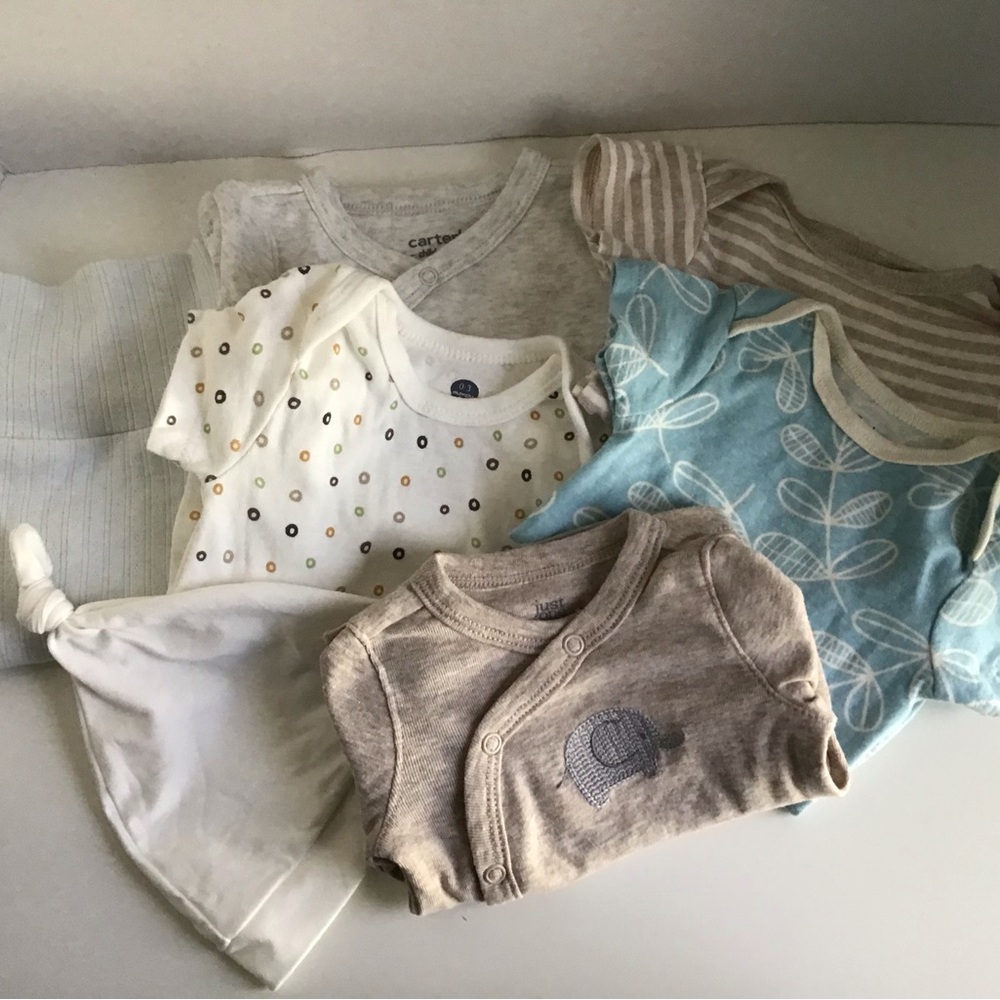 Baby Bundle 0-3 Months Onesies/Tops/Bottom Gerber, MarMar Copenhagen, Carters